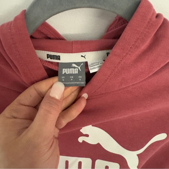 Puma Cropped Sweatshirt Size Small - Picture 5 of 7